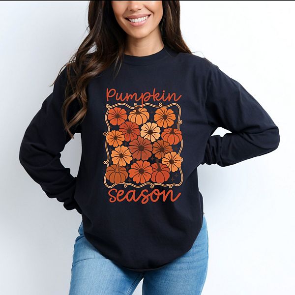 Футболка с принтом Pumpkin season floral, женская, окрашенная в готовом виде, с длинным рукавом Simply Sage Market, Black, Черный, Футболка с принтом Pumpkin season floral, женская, окрашенная в готовом виде, с длинным рукавом Simply Sage Market, Black
Футболка с принтом Pumpkin season floral, женская, окрашенная в готовом виде, с длинным рукавом Simply Sage Market, Black, Черный, Футболка с принтом Pumpkin season floral, женская, окрашенная в готовом виде, с длинным рукавом Simply Sage Market, Black