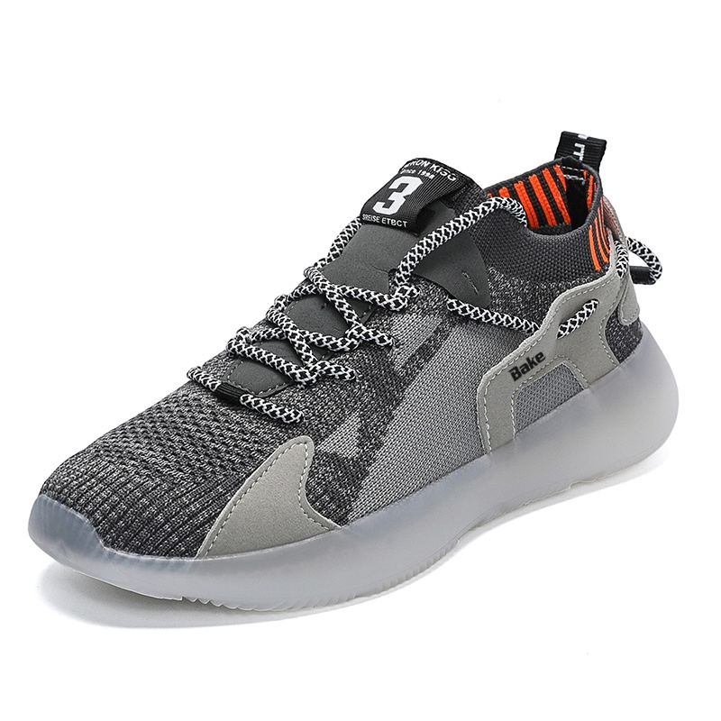 Нескользящие, дышащие, легкие низкие повседневные туфли для мужчин BAKE, Black Gray
Нескользящие, дышащие, легкие низкие повседневные туфли для мужчин BAKE, Black Gray
