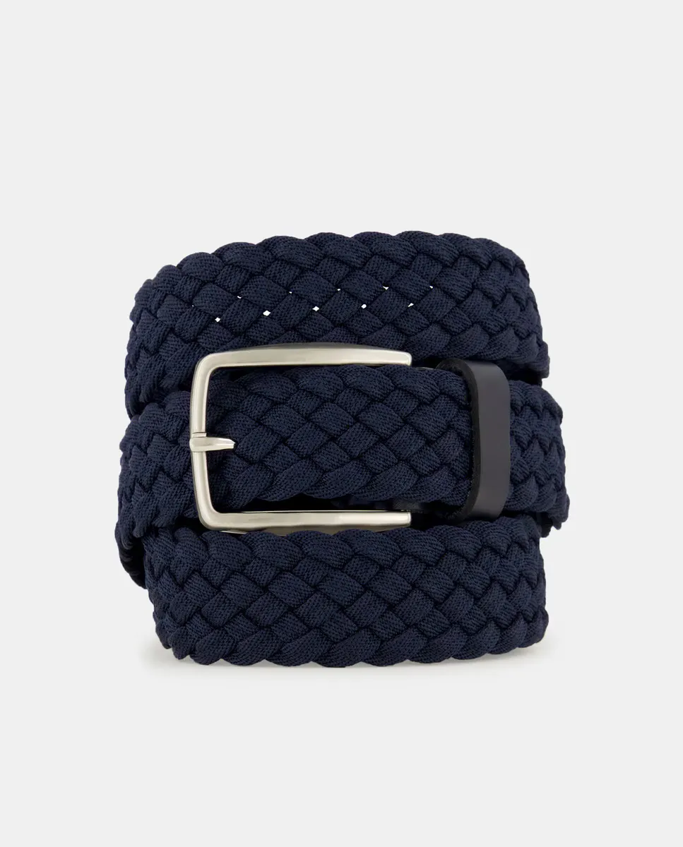 Плетеный мужской ремень темно-синего цвета Emidio Tucci
Плетеный мужской ремень темно-синего цвета Emidio Tucci