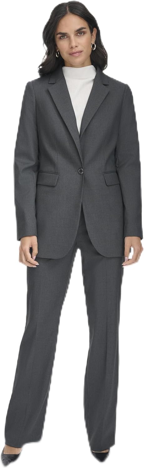 Женский блейзер Calvin Klein Lux на одной пуговице, Charcoal/Cream
Женский блейзер Calvin Klein Lux на одной пуговице, Charcoal/Cream