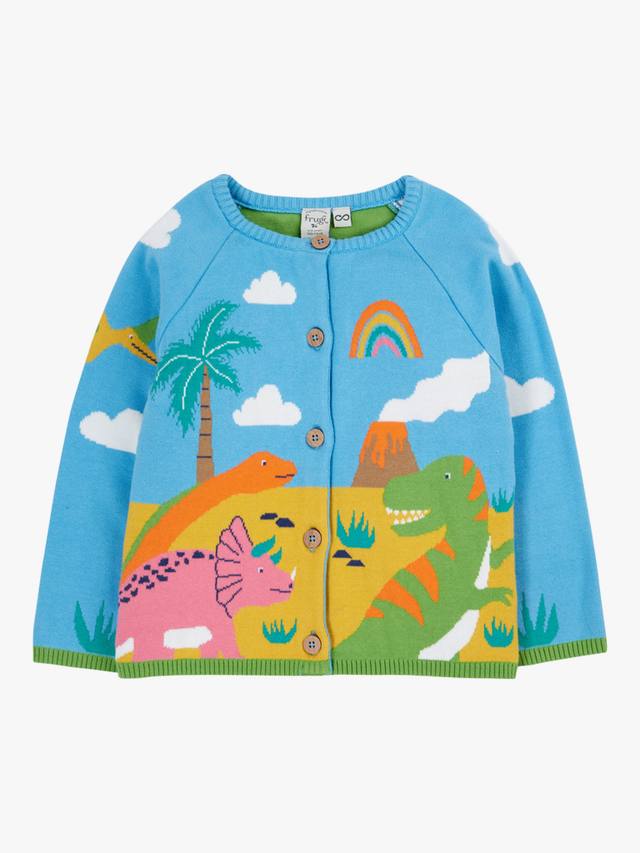 Детский кардиган с динозавром из органического хлопка reva Frugi, разноцветный
Детский кардиган с динозавром из органического хлопка reva Frugi, разноцветный