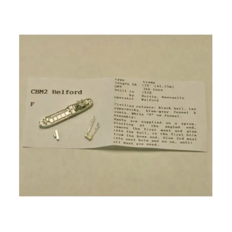 Трамп (Белфорд), Figurehead Ships - WWII Coastal Forces - Merchants (1:1250) (Noble Miniatures)
Трамп (Белфорд), Figurehead Ships - WWII Coastal Forces - Merchants (1:1250) (Noble Miniatures)