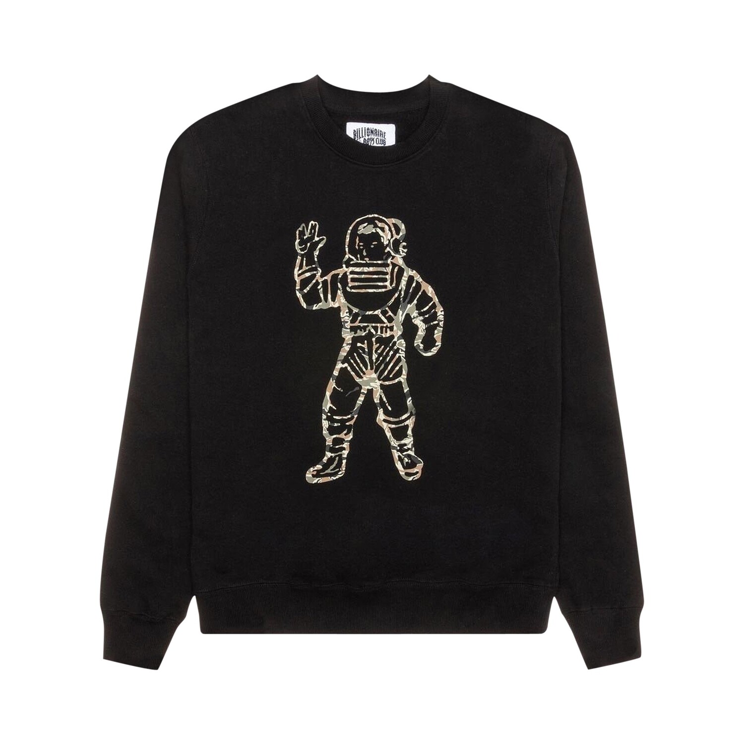 Камуфляжный камуфляж Астронавт из Клуба мальчиков-миллиардеров Черный с круглым вырезом
Камуфляжный камуфляж Астронавт из Клуба мальчиков-миллиардеров Черный с круглым вырезом