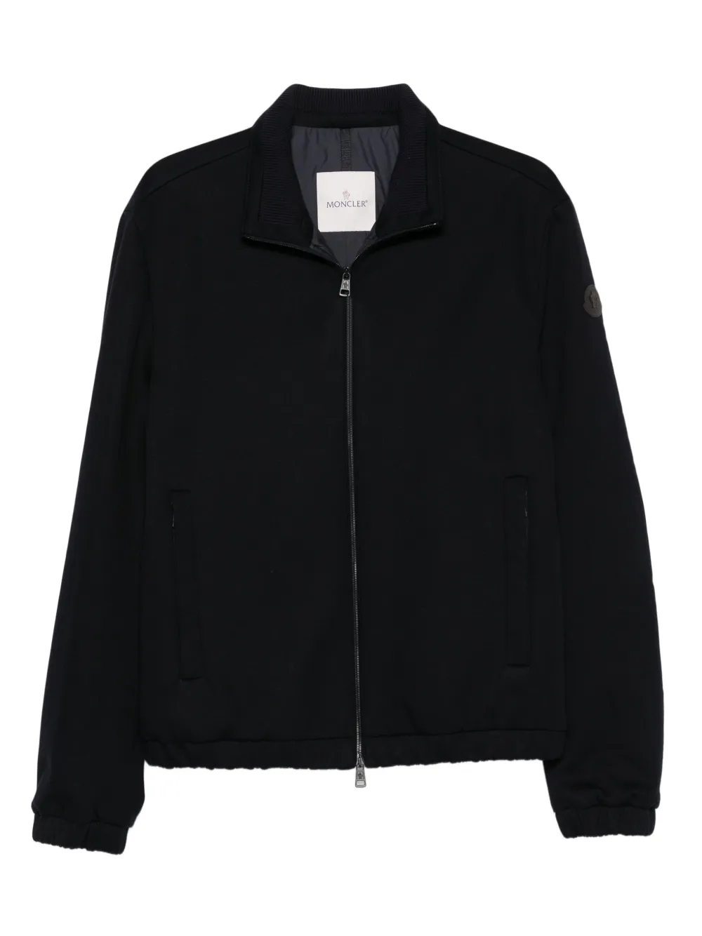 Куртка на молнии с манжетами в рубчик MONCLER, синий
Куртка на молнии с манжетами в рубчик MONCLER, синий