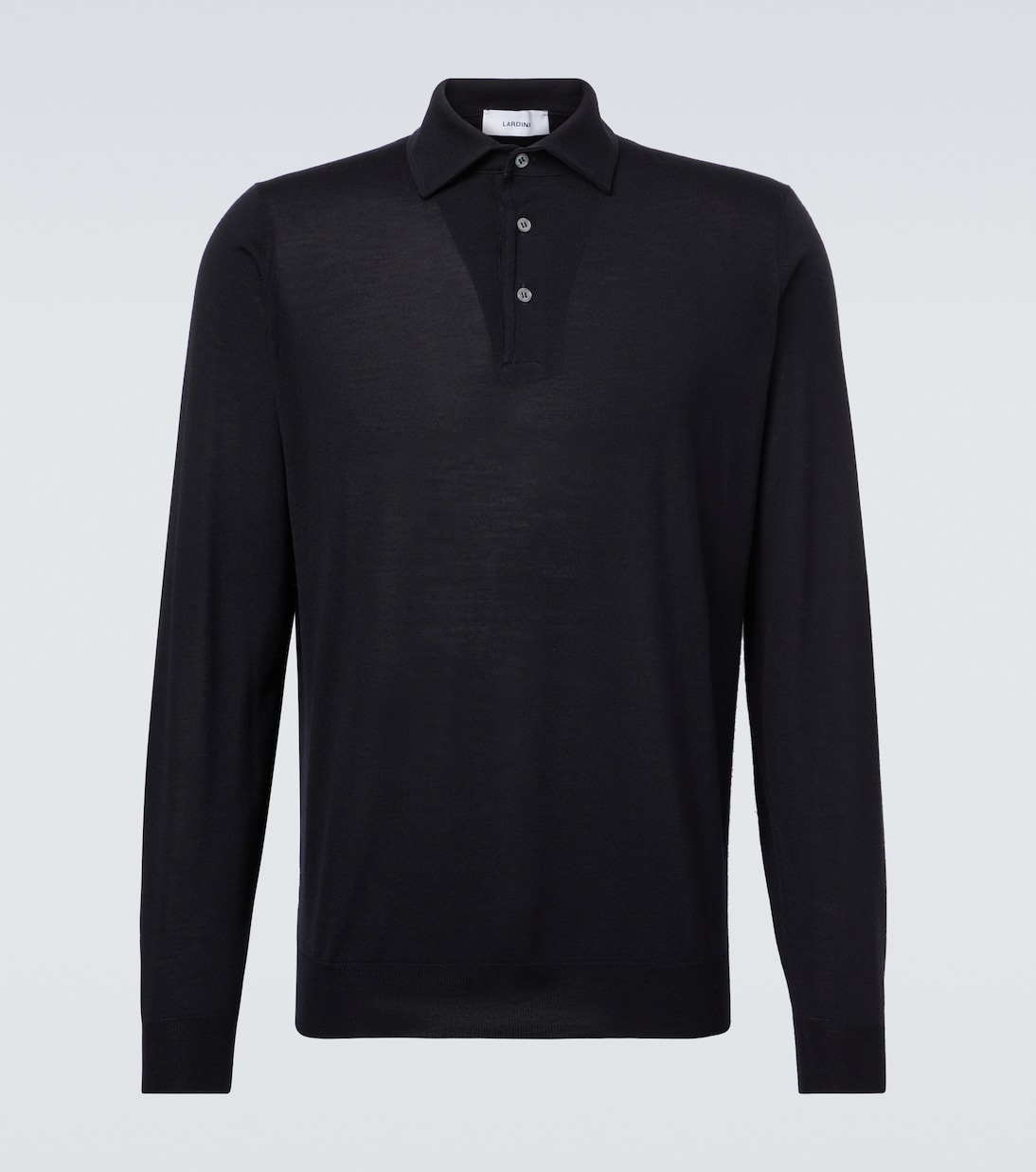 Свитер-поло из натуральной шерсти Lardini, темно-синий
Свитер-поло из натуральной шерсти Lardini, темно-синий