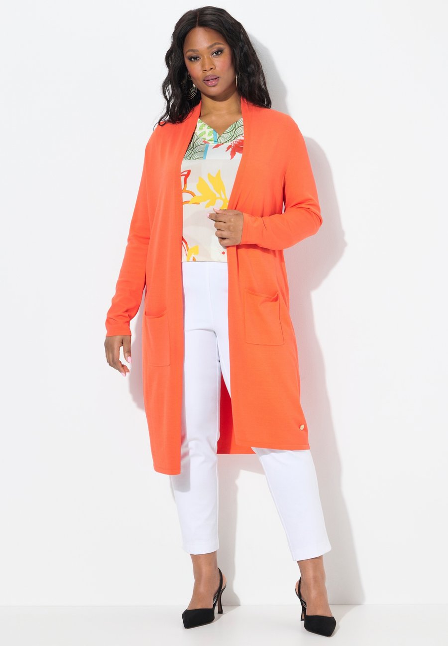 Кардиган Ulla Popken Cardigan, Coral Pink/Coral
Кардиган Ulla Popken Cardigan, Coral Pink/Coral