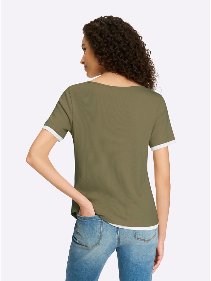 Рубашка цвета хаки Heine
Рубашка цвета хаки Heine