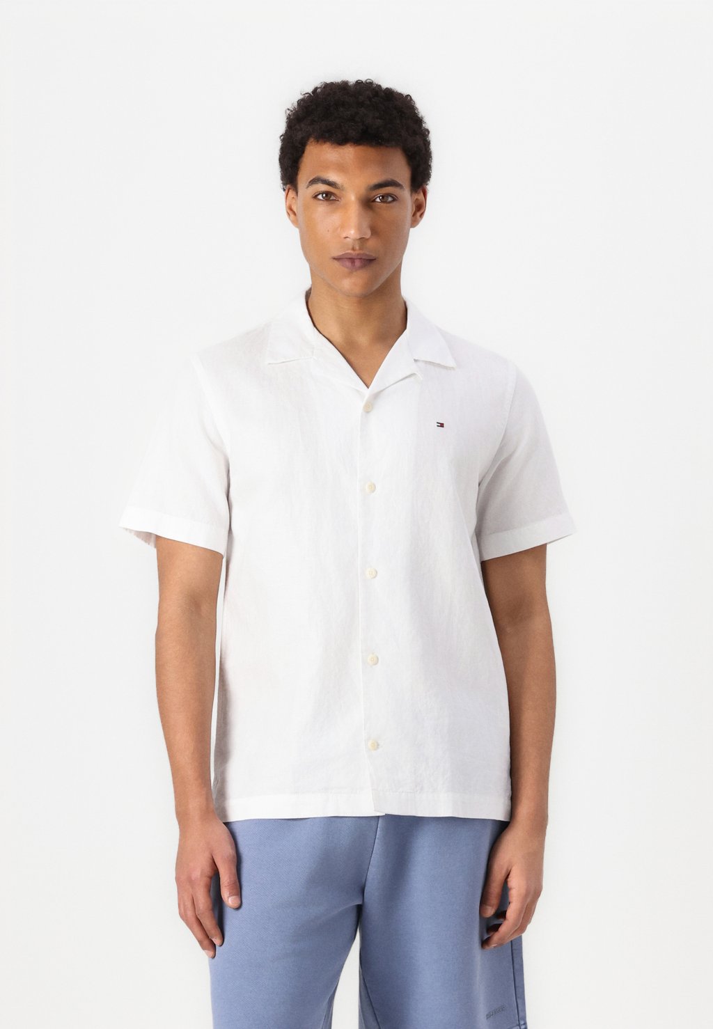 Рубашка BLEND SOLID Tommy Hilfiger, белый 
Рубашка BLEND SOLID Tommy Hilfiger, белый