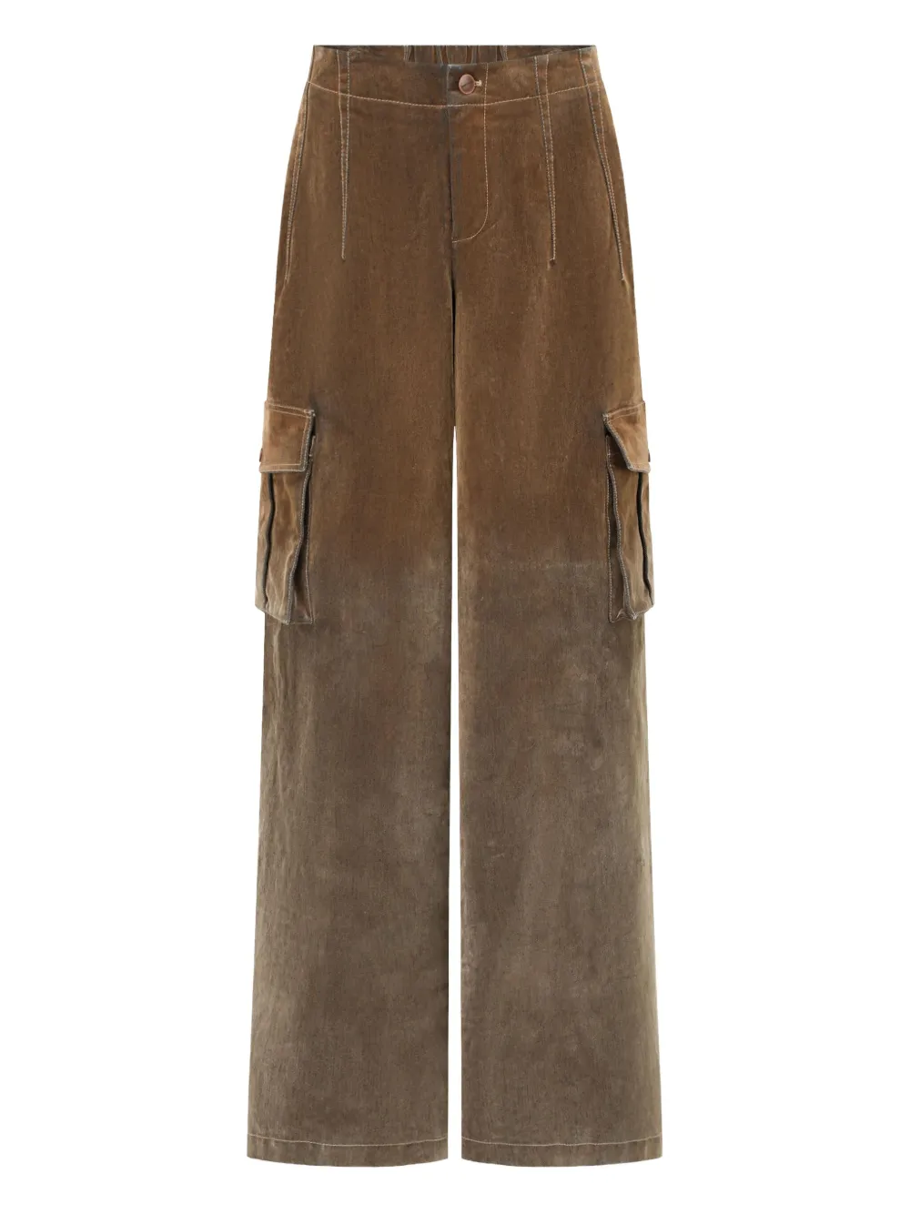 Брюки широкого кроя OUDE WAAG, коричневый
Брюки широкого кроя OUDE WAAG, коричневый