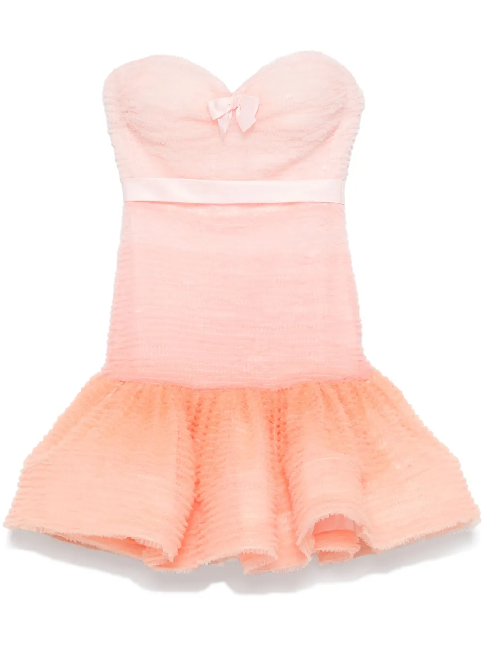 Платье мини из тюля с эффектом деграде Viktor & Rolf, розовый 
Платье мини из тюля с эффектом деграде Viktor & Rolf, розовый