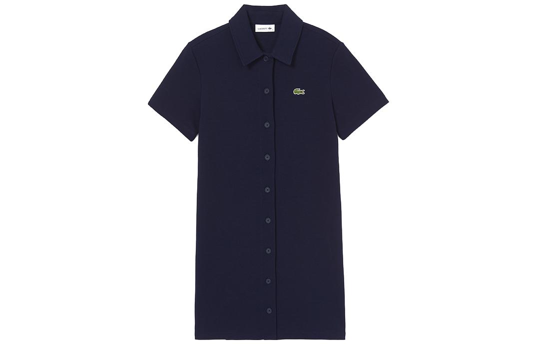 LACOSTE Женское платье с коротким рукавом Navy Blue
LACOSTE Женское платье с коротким рукавом Navy Blue
