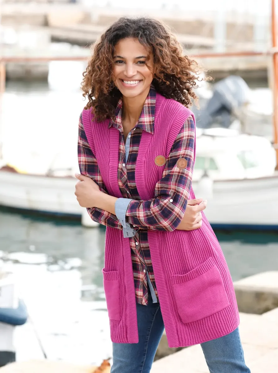 Casual Looks Вязаный жилет, цвет Erika
Casual Looks Вязаный жилет, цвет Erika