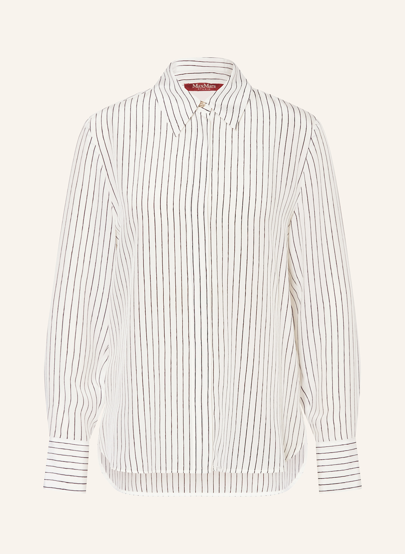 Блузка-Рубашка из шелка Лама Max Mara Studio, черный
Блузка-Рубашка из шелка Лама Max Mara Studio, черный