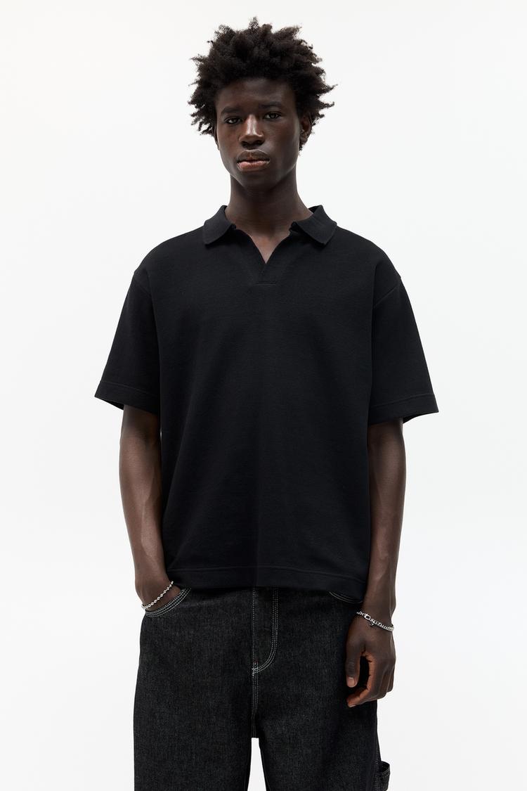 Рубашка поло с коротким рукавом Pull And Bear, черный
Рубашка поло с коротким рукавом Pull And Bear, черный