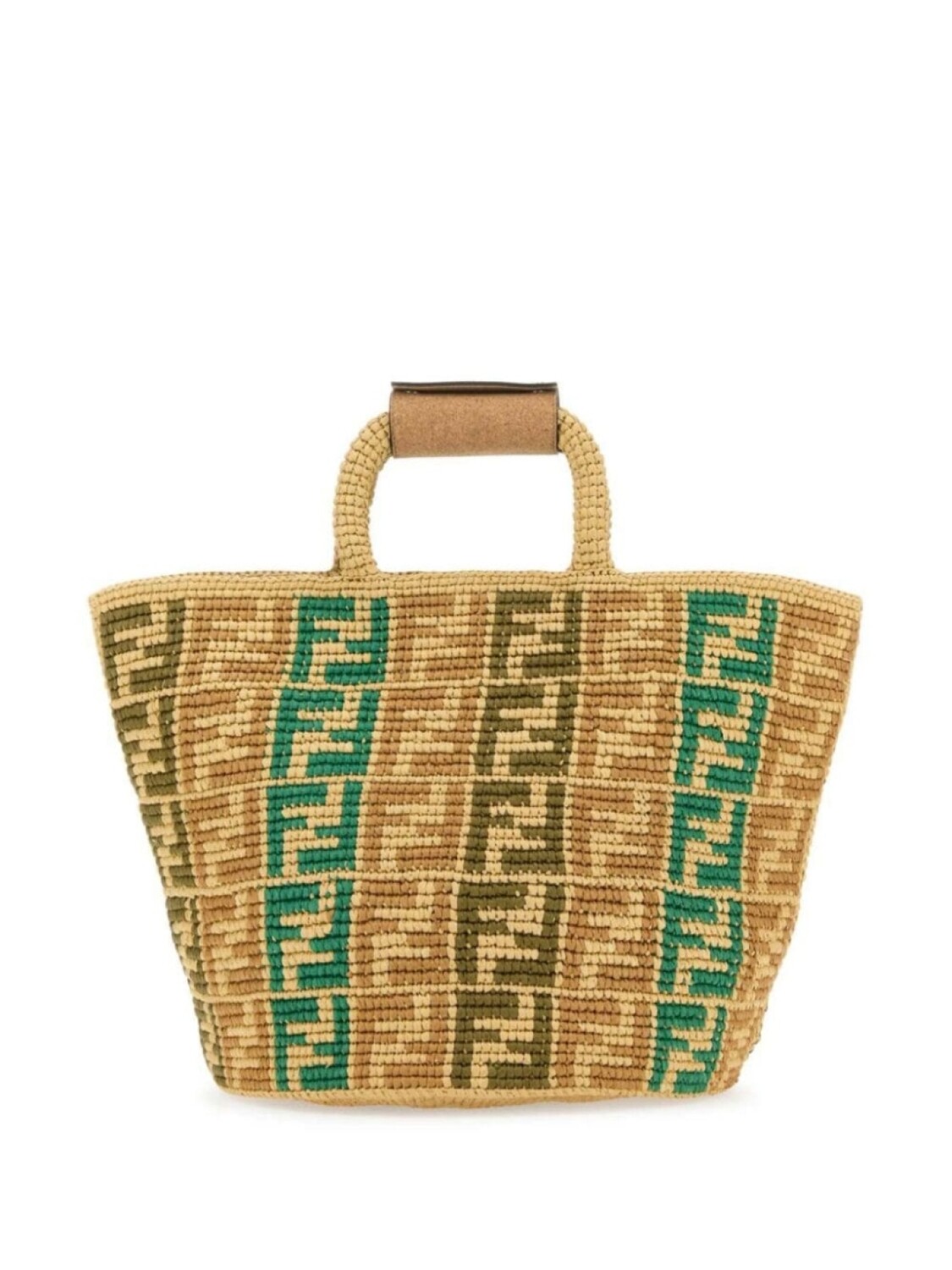 FENDI сумка-тоут из плетеной рафии FF, нейтральный цвет
FENDI сумка-тоут из плетеной рафии FF, нейтральный цвет