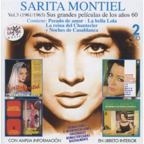 CD диск Montiel, Sara: Vol. 3-1961-63 Sus Grandes Peliculas de los 60
CD диск Montiel, Sara: Vol. 3-1961-63 Sus Grandes Peliculas de los 60