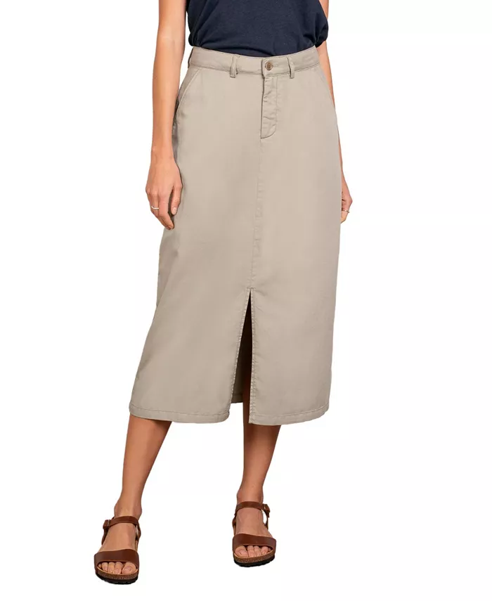 Женская юбка миди из твила Celtic & Co., коричневый/бежевый
Женская юбка миди из твила Celtic & Co., коричневый/бежевый