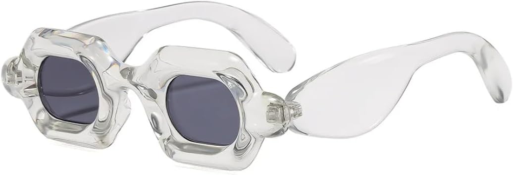 Ретро-панк квадратные градиентные женские солнцезащитные очки с двухцветной толстой оправой, тренд для активного отдыха, мужские солнцезащитные очки с защитой от УФ-излучения UV400 UATXTAU, White Grey
Ретро-панк квадратные градиентные женские солнцезащитные очки с двухцветной толстой оправой, тренд для активного отдыха, мужские солнцезащитные очки с защитой от УФ-излучения UV400 UATXTAU, White Grey