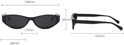 Модные маленькие цельные солнцезащитные очки для женщин, винтажные очки «кошачий глаз», уникальные панк-очки с защитой от УФ-излучения UV400 MTZJH, Brown-brown
Модные маленькие цельные солнцезащитные очки для женщин, винтажные очки «кошачий глаз», уникальные панк-очки с защитой от УФ-излучения UV400 MTZJH, Brown-brown