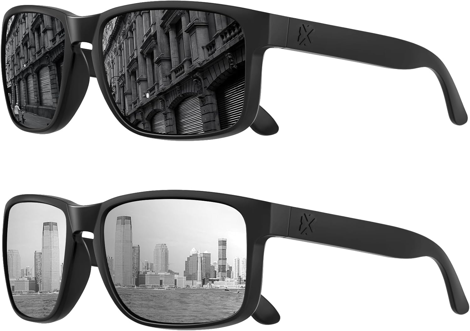 Поляризованные солнцезащитные очки MAXJULI для мужчин и женщин, защита от УФ-излучения UV400, идеально подходят для вождения, езды на велосипеде и бега. Комплект из 2 штук, 2 Pack(black/Gray Lens+black/Silver Lens)
Поляризованные солнцезащитные очки MAXJULI для мужчин и женщин, защита от УФ-излучения UV400, идеально подходят для вождения, езды на велосипеде и бега. Комплект из 2 штук, 2 Pack(black/Gray Lens+black/Silver Lens)