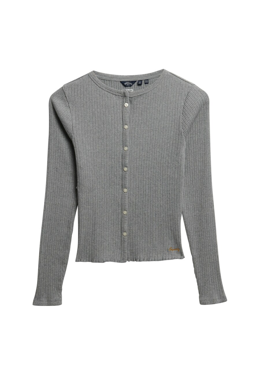 Вязаный кардиган Superdry, серый
Вязаный кардиган Superdry, серый