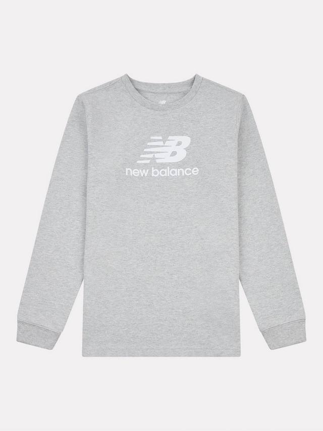 Детская хлопковая футболка с длинными рукавами New Balance, Grey Heather
Детская хлопковая футболка с длинными рукавами New Balance, Grey Heather