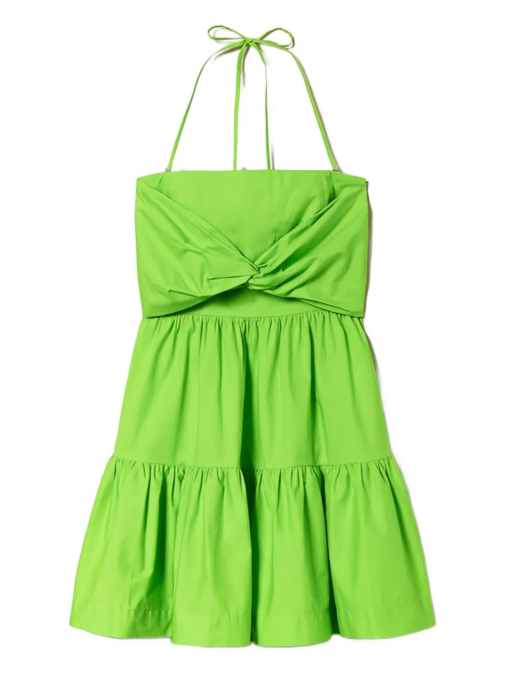 Платье миди с закручивающимся спереди ярусом TWINSET, зеленый
Платье миди с закручивающимся спереди ярусом TWINSET, зеленый