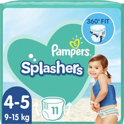 Pampers Splashers Размер 4-5 Одноразовые подгузники для плавания 11 шт. Упаковка 9-15 кг Braun
Pampers Splashers Размер 4-5 Одноразовые подгузники для плавания 11 шт. Упаковка 9-15 кг Braun