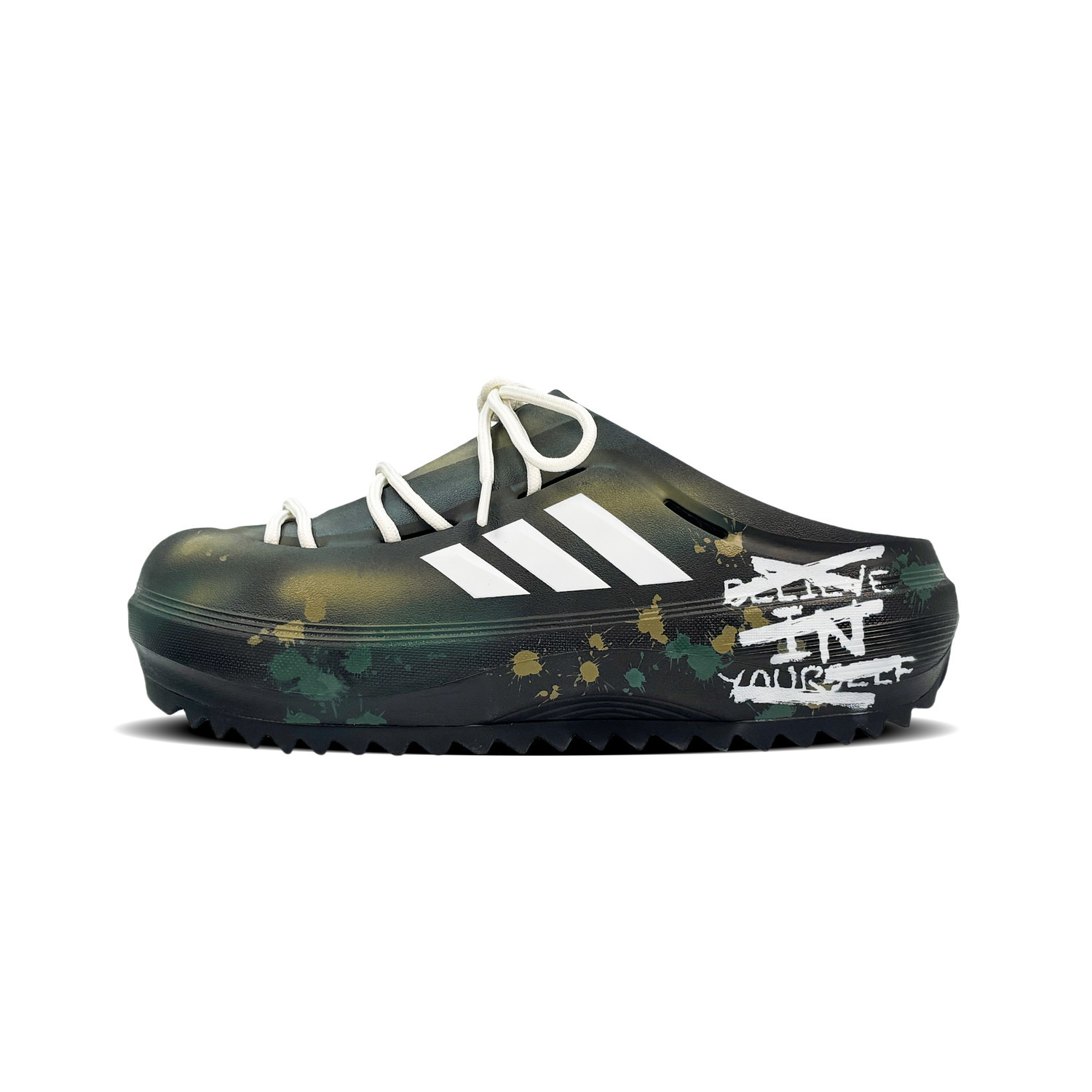 Adidas OZWEE CLOG устойчивые к истиранию закрытые тапочки унисекс камуфляж, цвет Camouflage
Adidas OZWEE CLOG устойчивые к истиранию закрытые тапочки унисекс камуфляж, цвет Camouflage