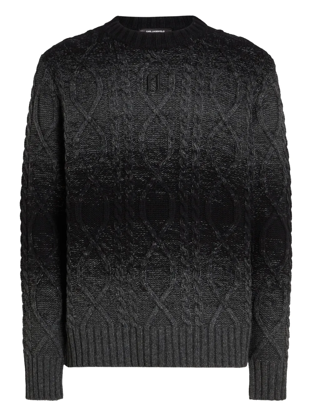 Джемпер фактурной вязки KARL LAGERFELD, черный
Джемпер фактурной вязки KARL LAGERFELD, черный