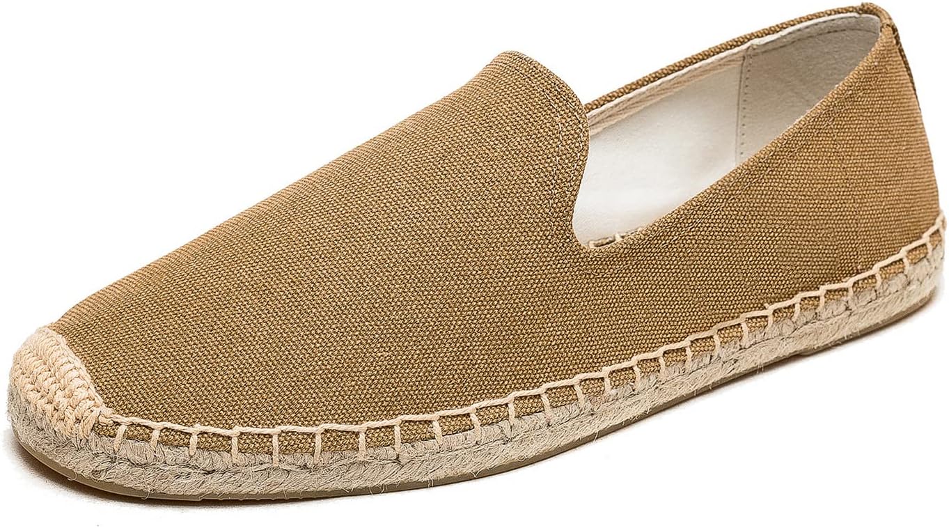 Мужские классические эспадрильи U-lite с замшевым и текстильным верхом, круглым носком, однотонные, с удобной мягкой подошвой, без шнуровки, Camel Canvas-n
Мужские классические эспадрильи U-lite с замшевым и текстильным верхом, круглым носком, однотонные, с удобной мягкой подошвой, без шнуровки, Camel Canvas-n