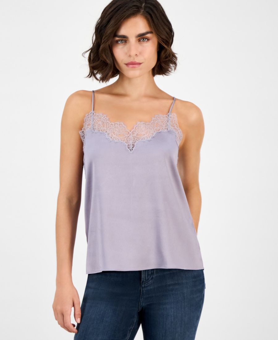 Женская майка из атласа с кружевной отделкой и эффектом потертости BOSS Orange, Lt/pas Pur
Женская майка из атласа с кружевной отделкой и эффектом потертости BOSS Orange, Lt/pas Pur