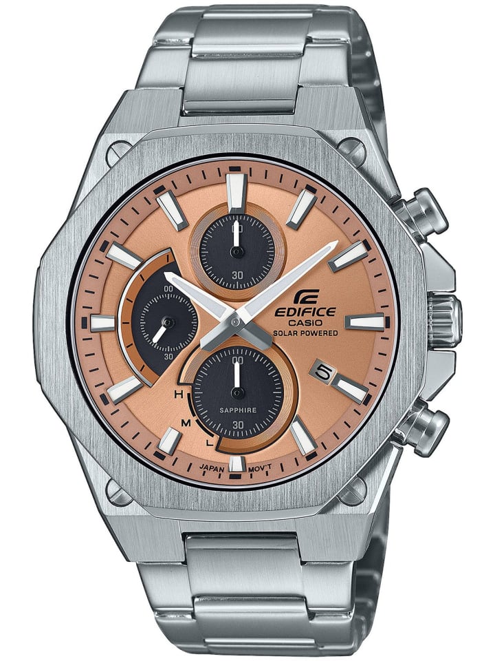 Casio Мужские часы Edifice Solar Chrono, сталь/коричневый цвет фундука
Casio Мужские часы Edifice Solar Chrono, сталь/коричневый цвет фундука