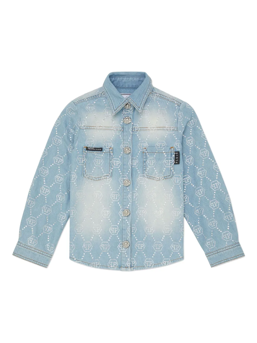 Джинсовая куртка с монограммой Philipp Plein, синий
Джинсовая куртка с монограммой Philipp Plein, синий