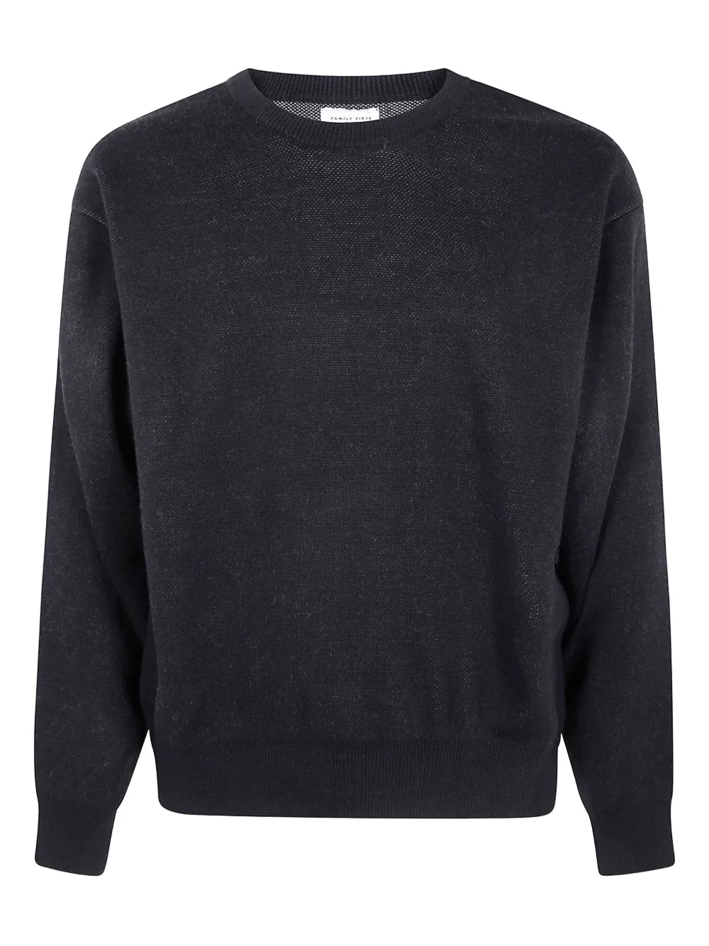 Вязаный свитер с круглым вырезом Family First, черный
Вязаный свитер с круглым вырезом Family First, черный