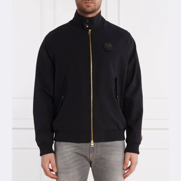 Бомбер стандартного кроя Ea7, черный
Бомбер стандартного кроя Ea7, черный