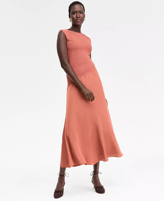 Женское платье-свитер из микс-техники I.N.C. International Concepts, оранжевый
Женское платье-свитер из микс-техники I.N.C. International Concepts, оранжевый