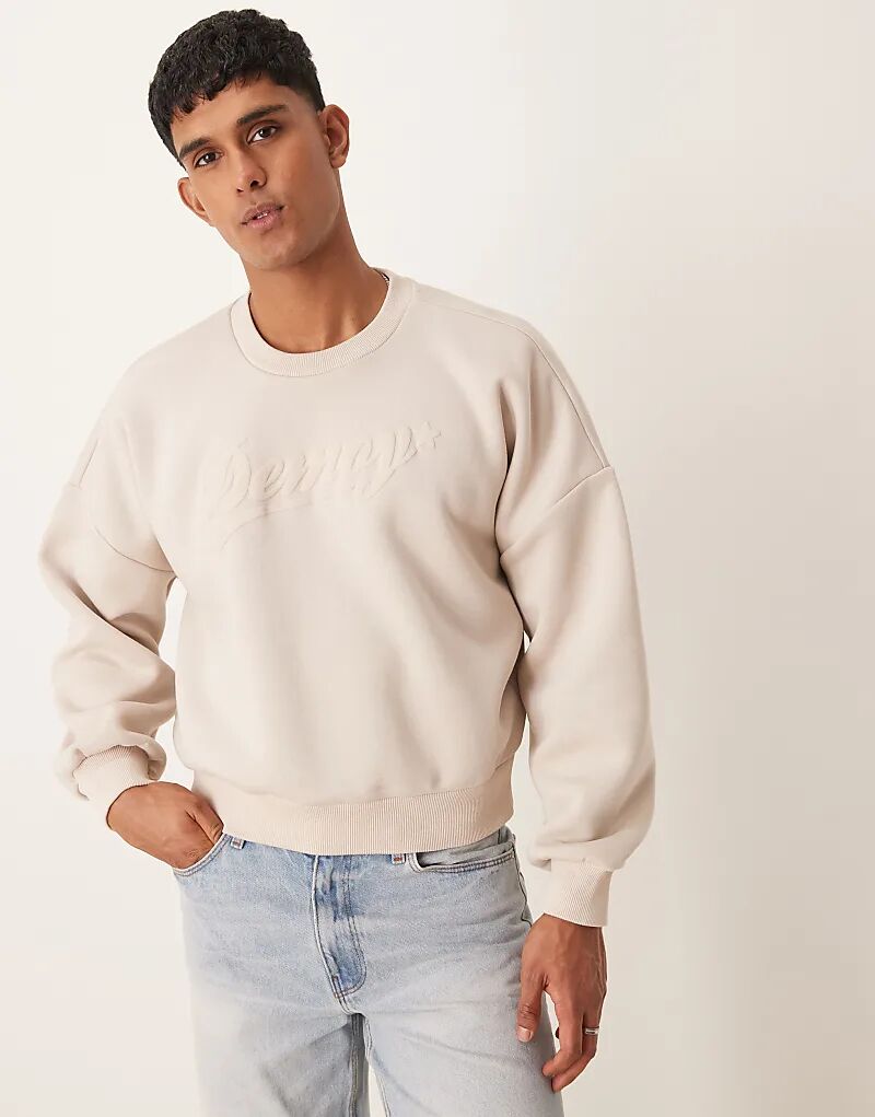 Толстовка ASOS DESIGN свободного кроя серого цвета с укороченной длиной, заниженной линией плеч и принтом на груди
Толстовка ASOS DESIGN свободного кроя серого цвета с укороченной длиной, заниженной линией плеч и принтом на груди