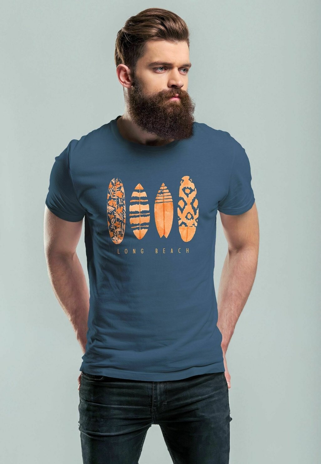 Футболка с принтом SURFING FASHION AUFDRUCK LONG BEACH SURFBOARD SOM Neverless, цвет blau/gelb
Футболка с принтом SURFING FASHION AUFDRUCK LONG BEACH SURFBOARD SOM Neverless, цвет blau/gelb