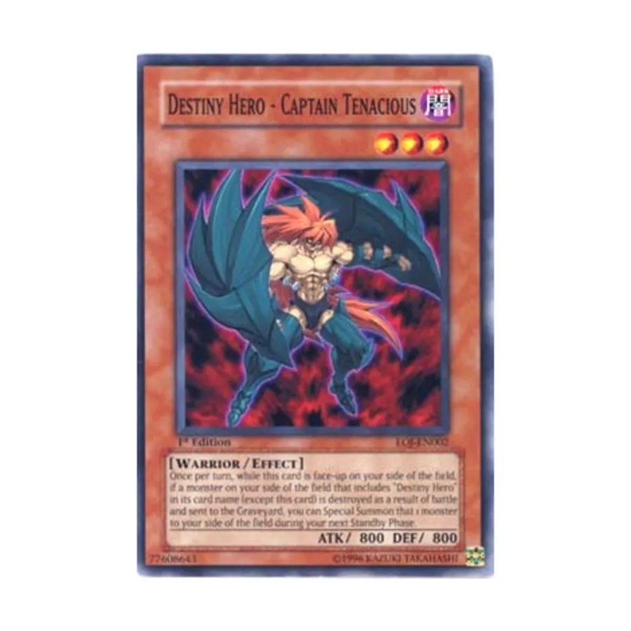 CCG Герой Судьбы — Капитан Тенасиус (Обычный), Yu-Gi-Oh - Enemy of Justice - Singles
CCG Герой Судьбы — Капитан Тенасиус (Обычный), Yu-Gi-Oh - Enemy of Justice - Singles