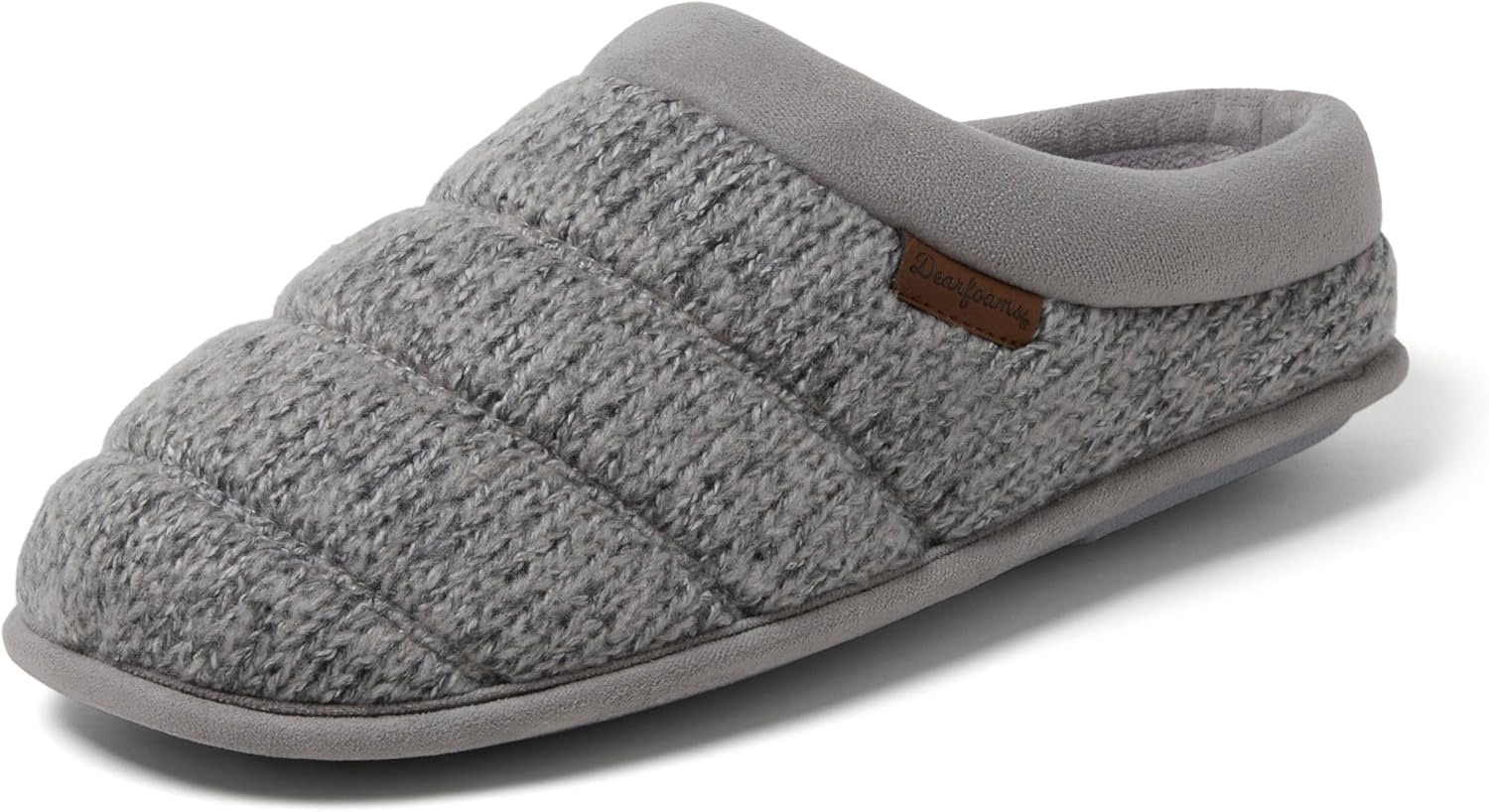 Мужские домашние тапочки Dearfoams Asher с дышащей мемори-пеной, серый
Мужские домашние тапочки Dearfoams Asher с дышащей мемори-пеной, серый