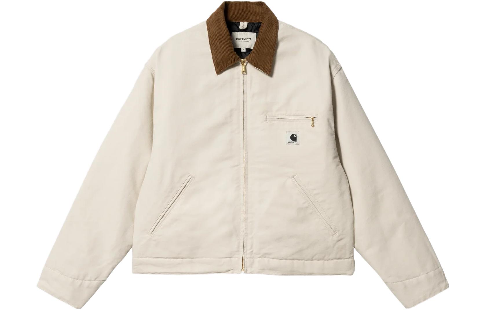 Carhartt WIP Куртка Og Detroit в коричневом цвете, Salt White
Carhartt WIP Куртка Og Detroit в коричневом цвете, Salt White