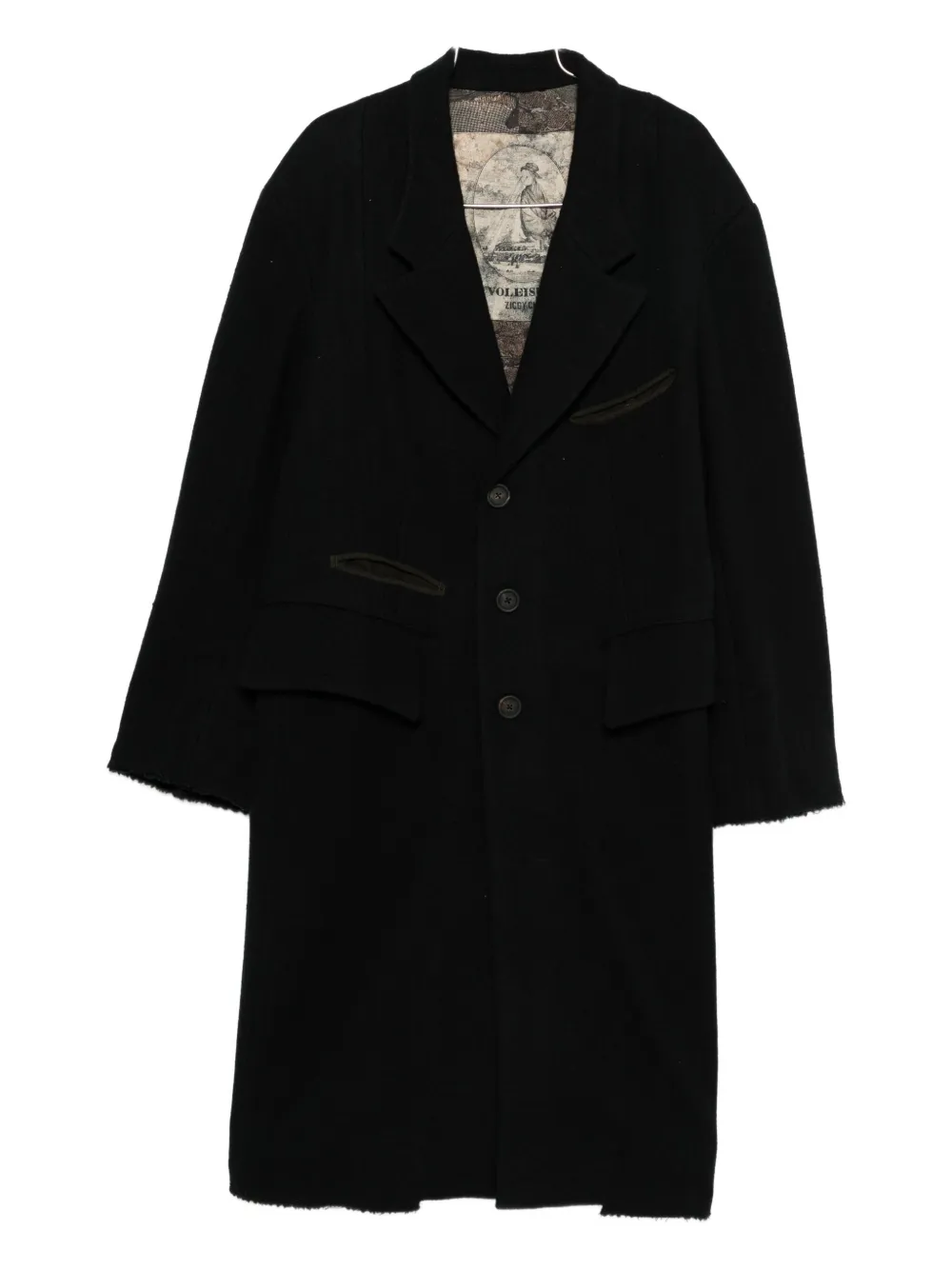 Однобортное пальто Ziggy Chen, черный
Однобортное пальто Ziggy Chen, черный