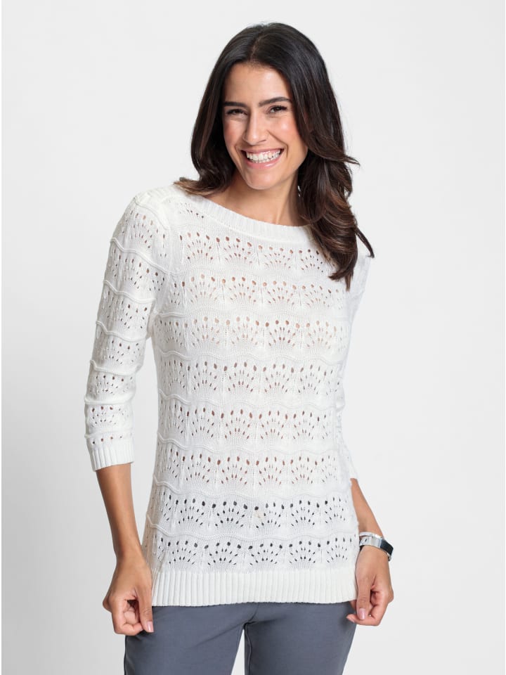 Ажурный свитер белого цвета WITT WEIDEN
Ажурный свитер белого цвета WITT WEIDEN