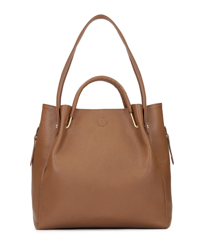 Большая сумочка с оригинальными ручками. Kazar, коричневый
Большая сумочка с оригинальными ручками. Kazar, коричневый