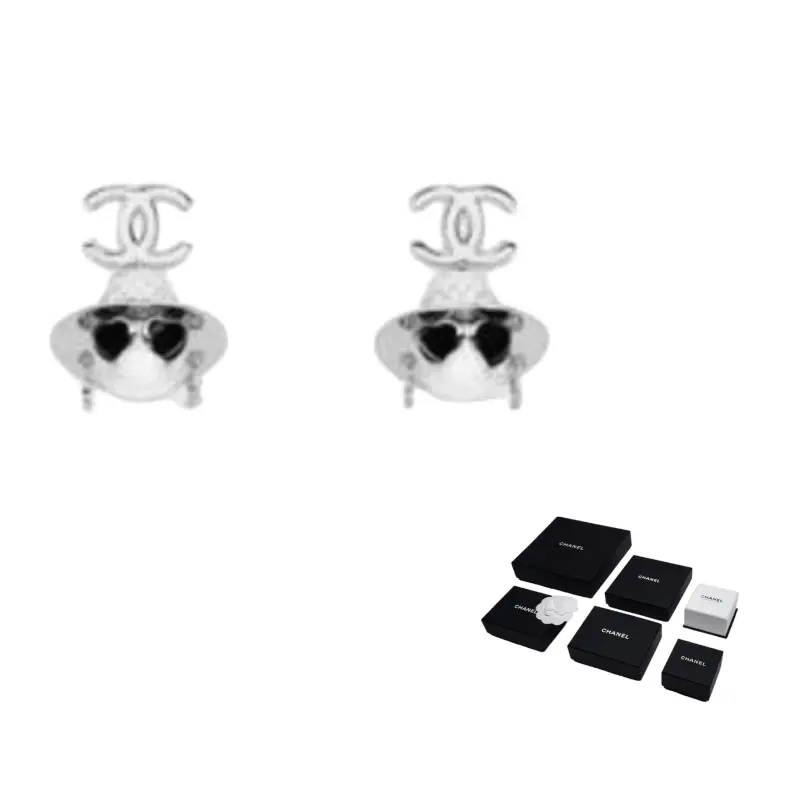 CHANEL Металлические серьги-гвоздики Unisex Silver
CHANEL Металлические серьги-гвоздики Unisex Silver
