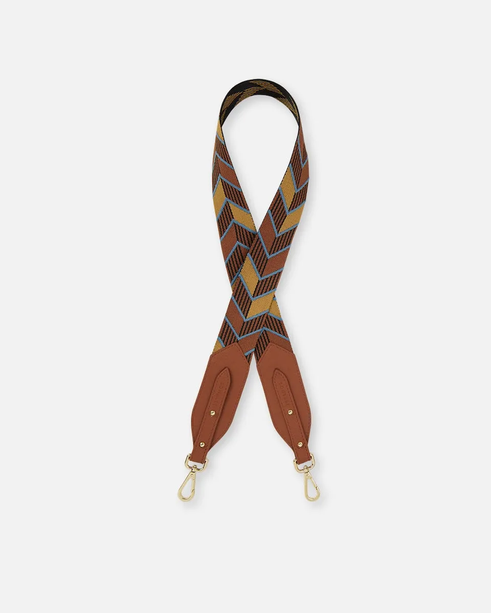 Сумка на пояс с зигзагообразным принтом Lonbali, коричневый
Сумка на пояс с зигзагообразным принтом Lonbali, коричневый