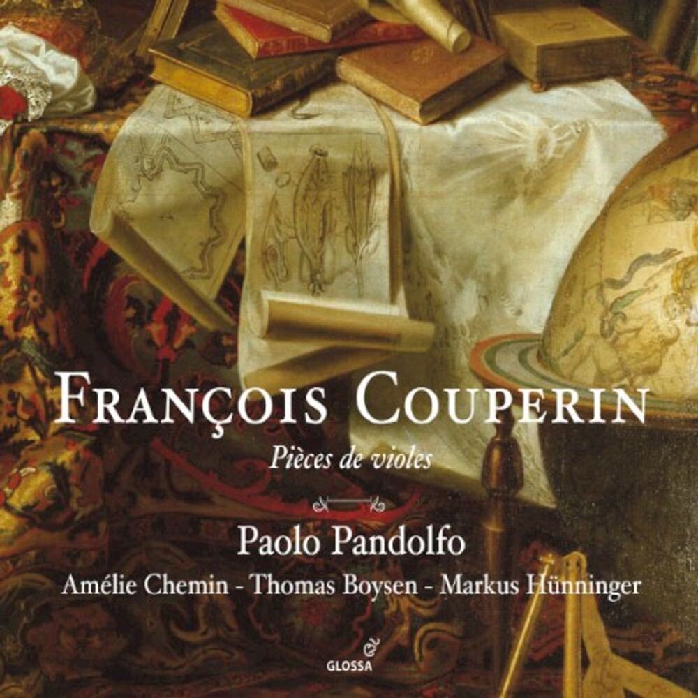 Диск CD Couperin: Pieces de Violes - François Couperin, Paolo Pandolfo, Amelie Chemin, Thomas Boysen, Markus Hunninger 
Диск CD Couperin: Pieces de Violes - François Couperin, Paolo Pandolfo, Amelie Chemin, Thomas Boysen, Markus Hunninger