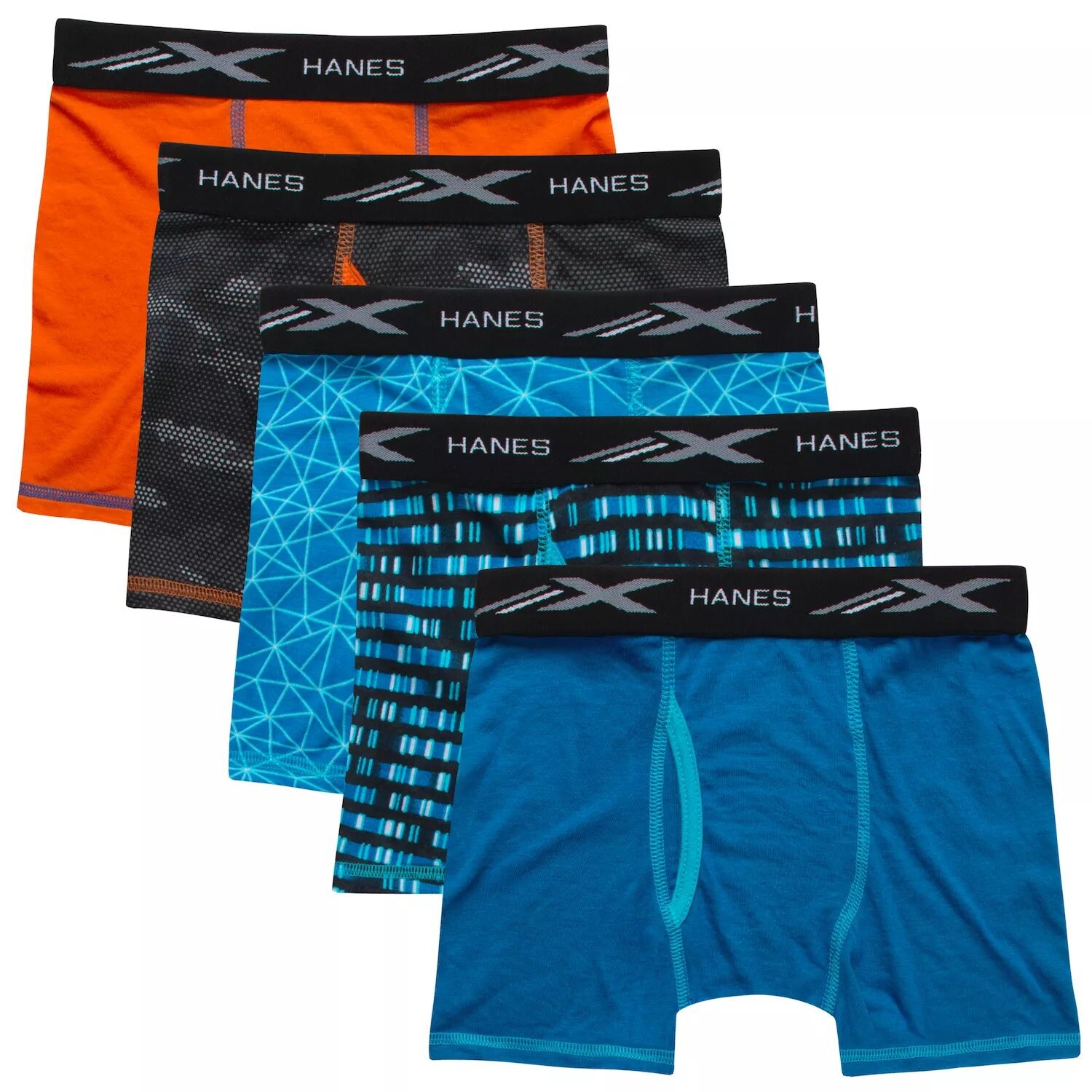 Набор из 5 трусов-боксеров Hanes Ultimate X-Temp Hanes, синий/оранжевый/темно-серый
Набор из 5 трусов-боксеров Hanes Ultimate X-Temp Hanes, синий/оранжевый/темно-серый