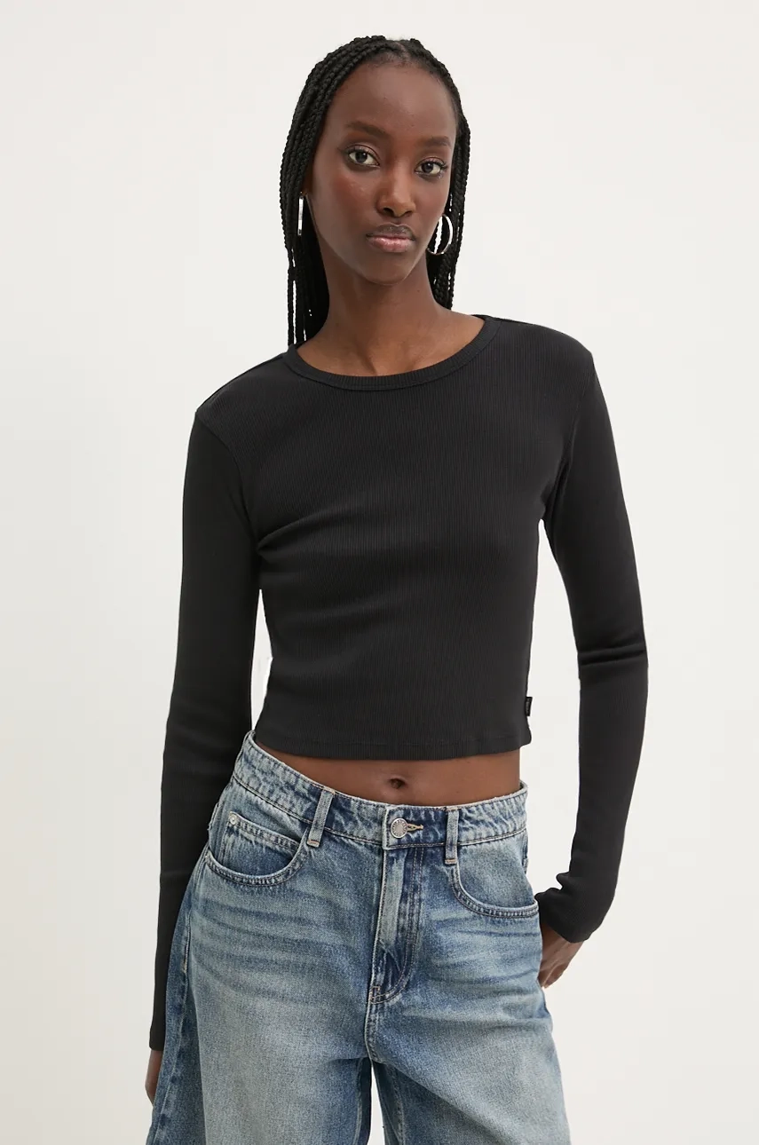 Хлопковый топ с длинными рукавами Vans, черный
Хлопковый топ с длинными рукавами Vans, черный